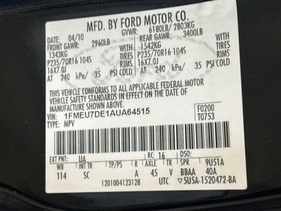 2010 Ford Explorer XLT