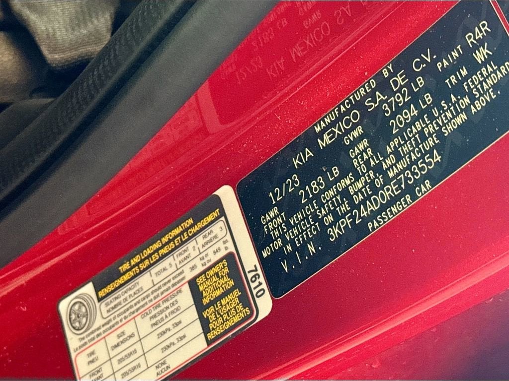 2024 Kia Forte LXS