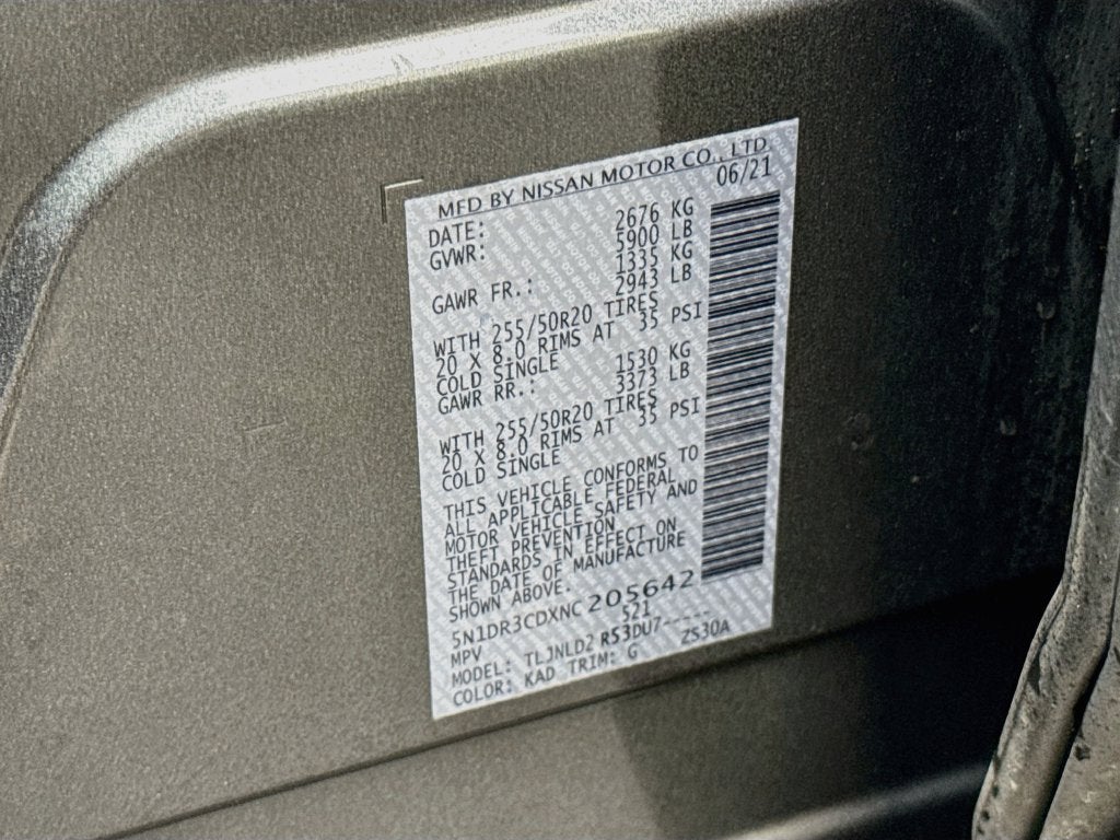 2022 Nissan Pathfinder SL 4WD