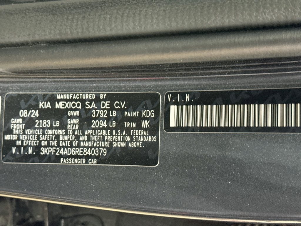 2024 Kia Forte LXS