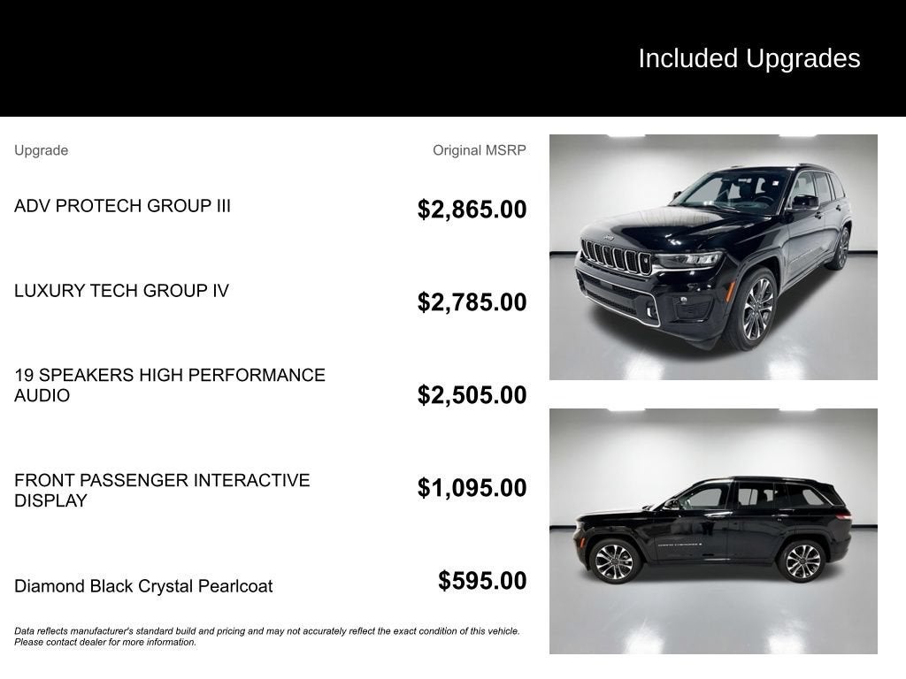 2023 Jeep Grand Cherokee Overland 4x4