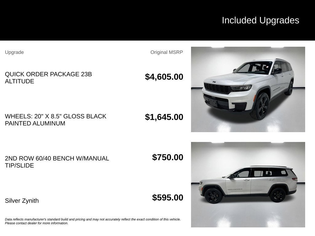 2023 Jeep Grand Cherokee L Altitude 4x4