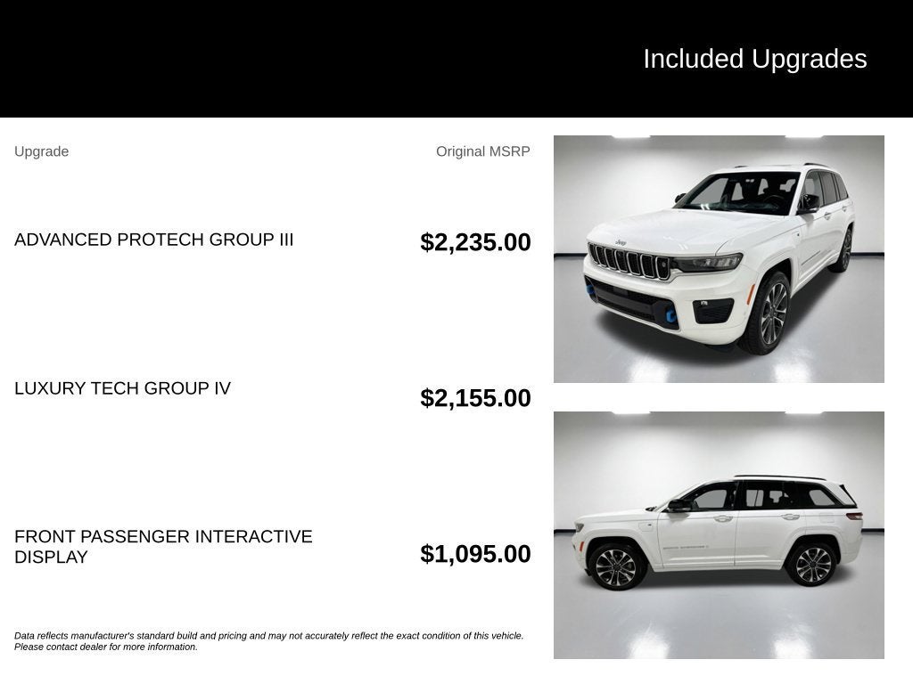 2022 Jeep Grand Cherokee 4xe Overland 4x4