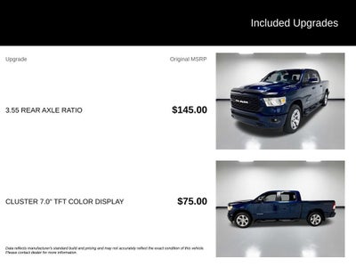 2022 RAM 1500 Big Horn Crew Cab 4x4 5'7" Box