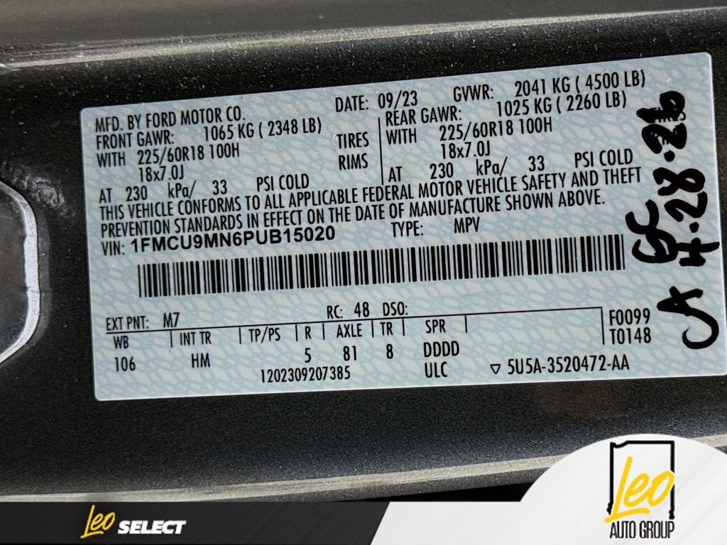 2023 Ford Escape ST-Line