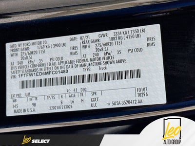 2021 Ford F-150 XL
