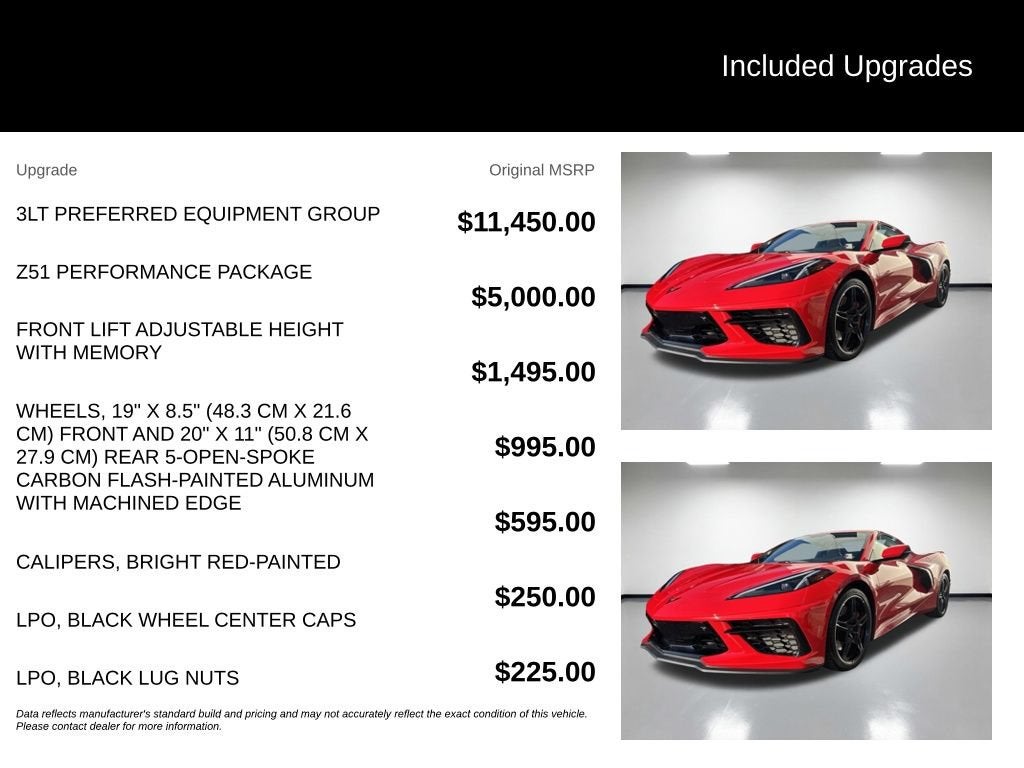 2020 Chevrolet Corvette Stingray 3LT