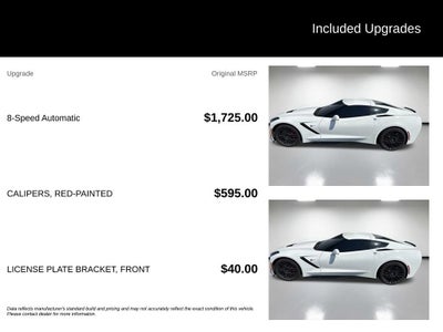 2018 Chevrolet Corvette Stingray 1LT