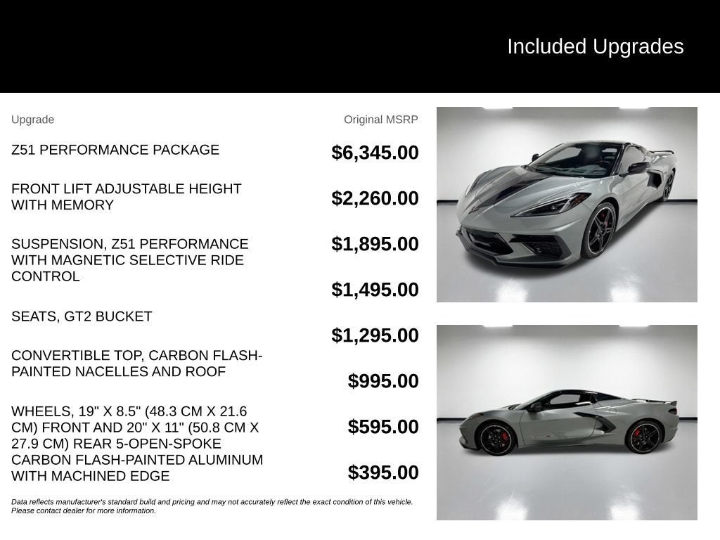2022 Chevrolet Corvette Stingray 2LT