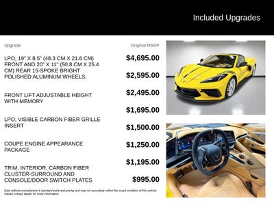 2026 Chevrolet Corvette Stingray 3LT