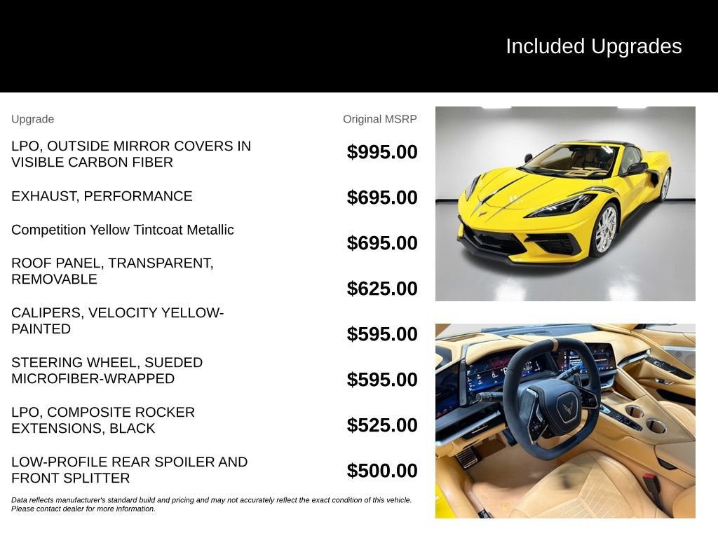 2026 Chevrolet Corvette Stingray 3LT