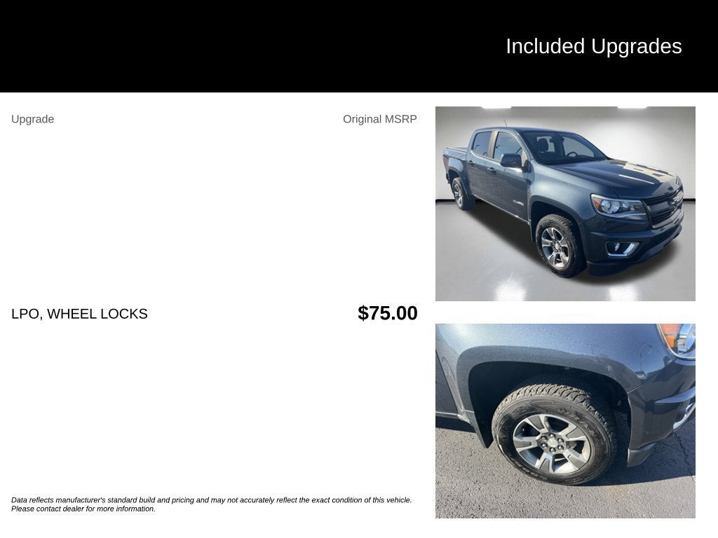 2019 Chevrolet Colorado 4WD Z71