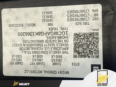 2019 Chevrolet Express Cargo 2500 Work Van