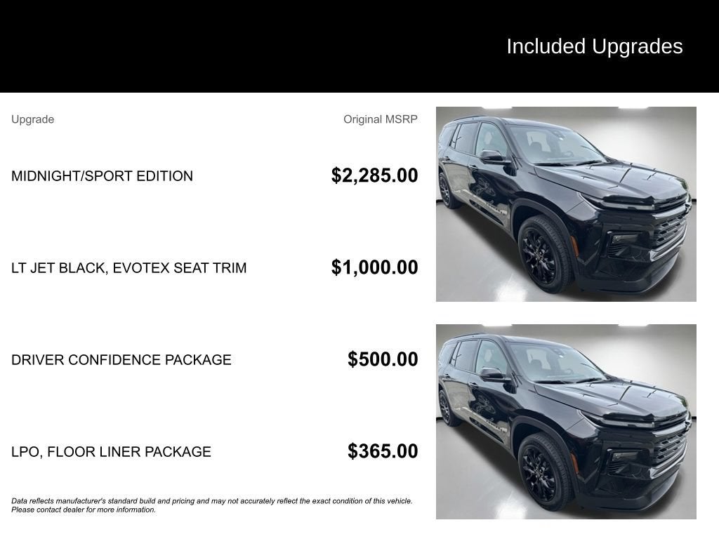 2025 Chevrolet Traverse LT