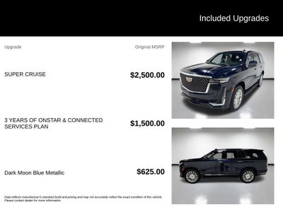 2023 Cadillac Escalade 4WD Premium Luxury