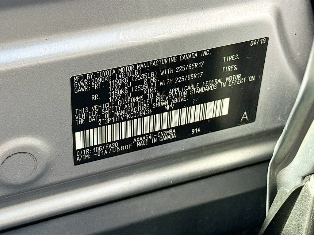 2019 Toyota RAV4 XLE
