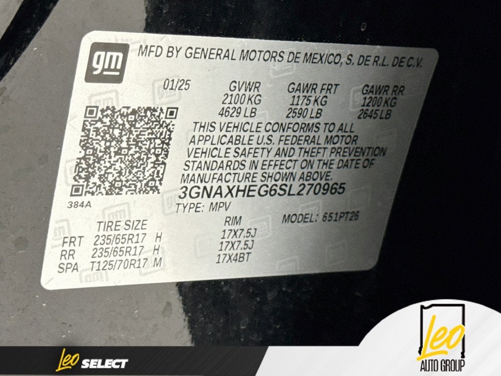 2025 Chevrolet Equinox LT