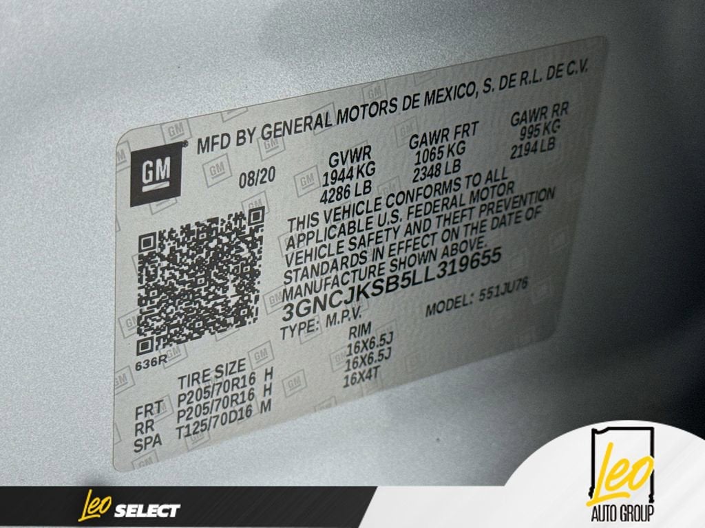 2020 Chevrolet Trax LS