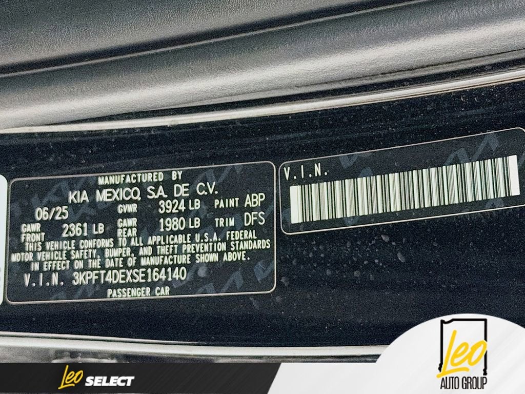 2025 Kia K4 LXS