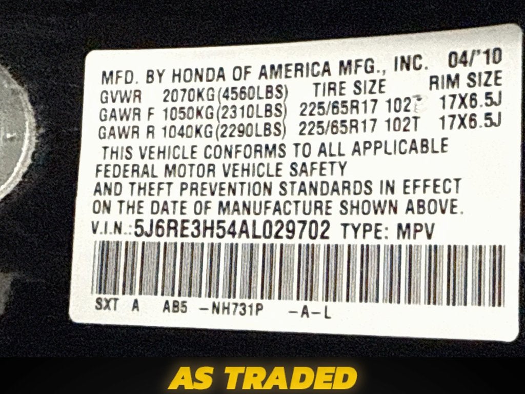2010 Honda CR-V EX