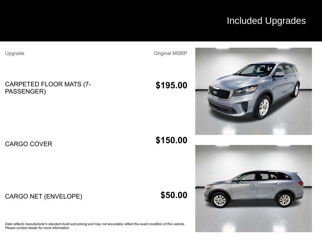2020 Kia Sorento 2.4L LX