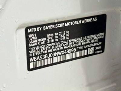 2022 BMW 540 i