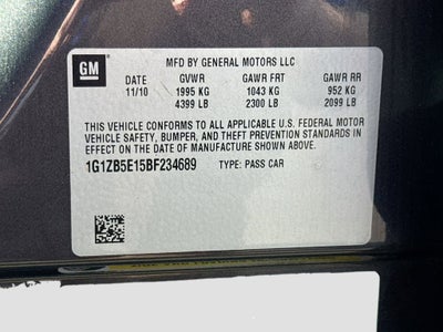 2011 Chevrolet Malibu LS w/1LS