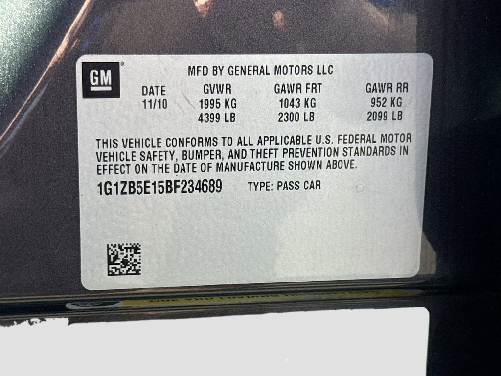 2011 Chevrolet Malibu LS w/1LS