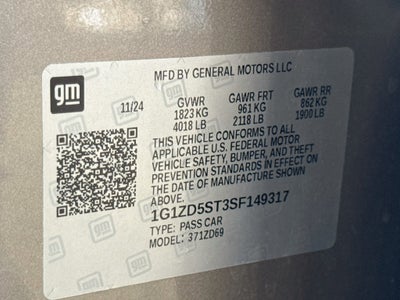 2025 Chevrolet Malibu 1LT