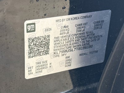 2026 Chevrolet Trailblazer RS