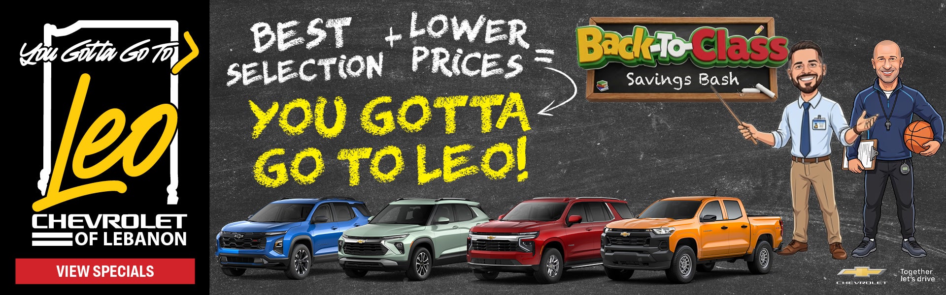 Check Out This Month's Specials!
