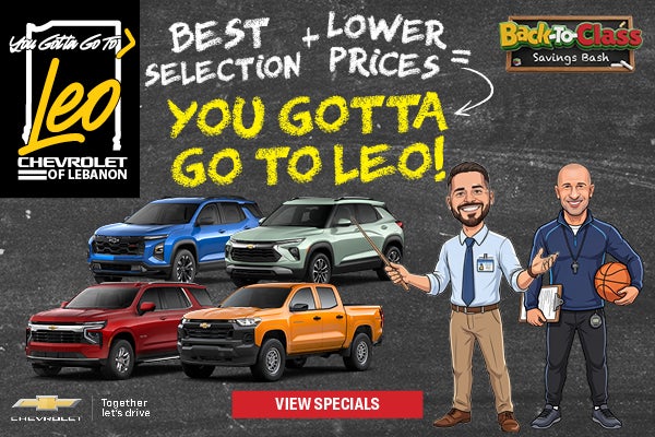 Check Out This Month's Specials!